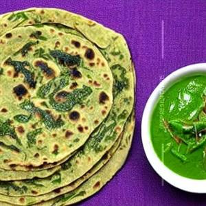 Gobi palak paratha