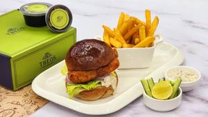 Crumb Fried Fish Burger