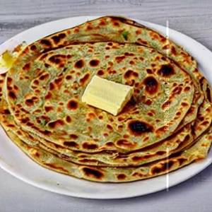 Paper cheese paratha