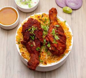 Chicken Tandoori Fry Biryani [Single, Serves 1]