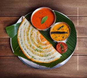 Schezwan cheese masala dosa