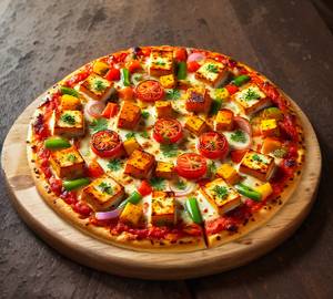 Paneer tikka pizza
