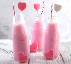 Bubble gum thick shake