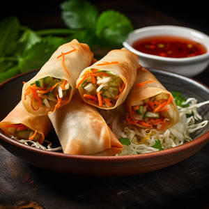 Veg Spring Roll (j)