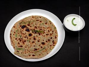 Gobhi onion garlic paratha