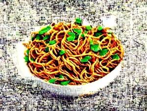 Manchurian noodles