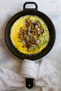 Mushroom Egg Omelette