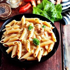 Creamy Burger Pasta