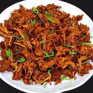 Crispy shredded chicken