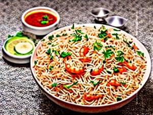 Schezwan Prawn Rice