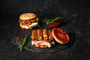 Chicken Seekh Bun Kebab