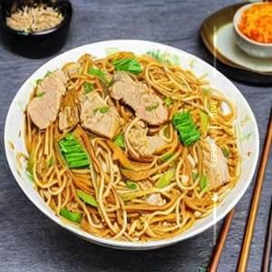 Special Noodles Pork Chicken Egg