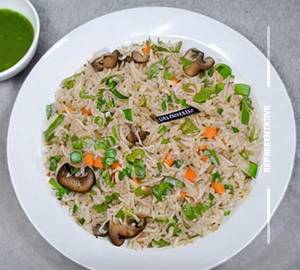 Veg mushroom fried rice