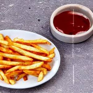 Chicken French Fries With Sauce