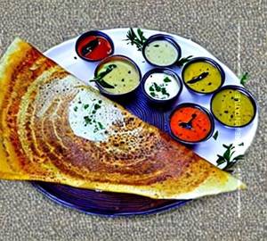 Ghee rava dosa