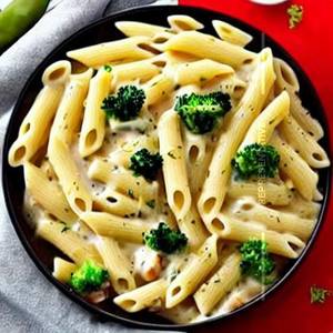 Penne alfredo veg