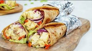 Paneer cream tikka roll