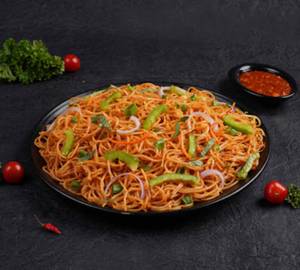 Veg Chilly Basil Noodles
