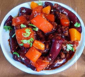 Pork chilli dry [ 8 pieces]