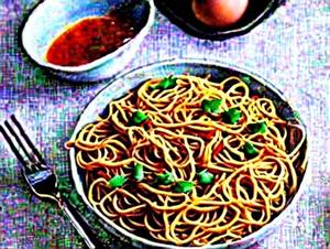 Schezwan Egg Noodles