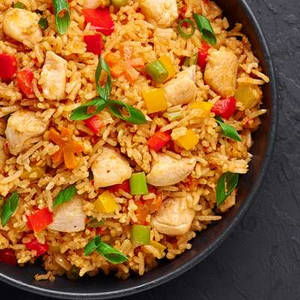 Schezwan Chicken Fried Rice