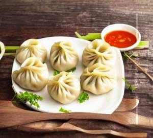 Veg mushroom  steamed   momos