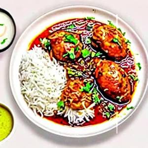 Schezwan chicken rice.