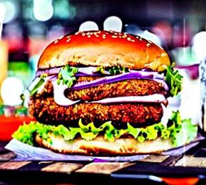 Double Tikki Burger 