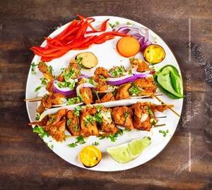 Chicken bbq plate shawarma 