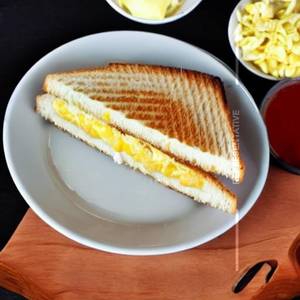 Boiled Egg Cheese Sandwich