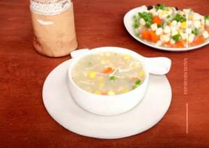 Sweet Corn Chicken Soup