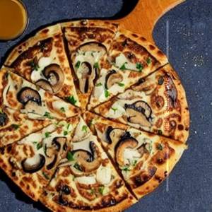 Mushroom flat bread
