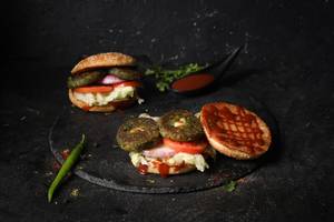 Hara Bhara Bun Kebab