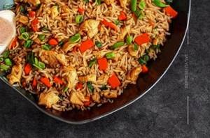 Singapore Chicken Fried Rice