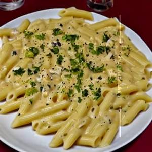 Creamy White Pasta Half