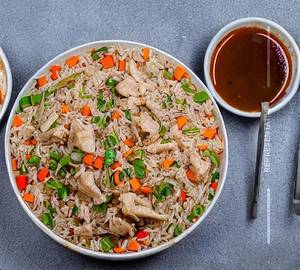 Chicken Fried Rice & Ginger Chicken