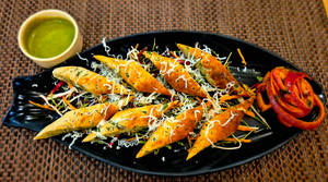 Cheese Chilly Seekh Kebab