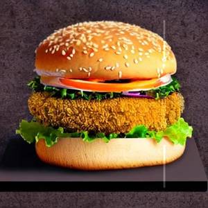 Chowmein Aloo Tikki Burger