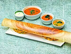 Butter Paneer Masala Dosa