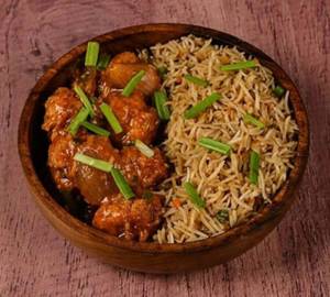 Veg Manchurian Fried Rice