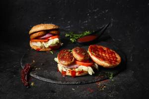 Mutton Galouti Bun Kebab