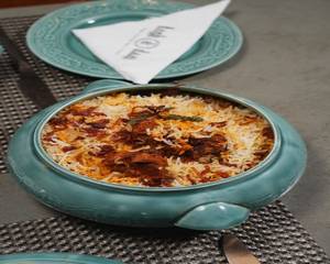 Zarday Zafrani Gosht Dum Biryani