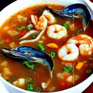 Mixed Seafood Soup (Fish)
