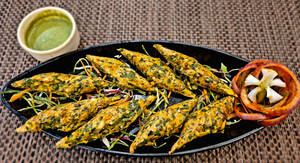 Veg Corn Seekh Kebab