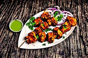 Hariyali Fish Tikka 