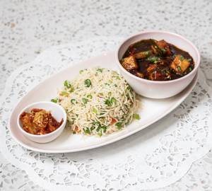 Fried Rice & Paneer Chilly