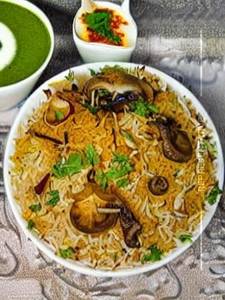 Mushroom Biryani