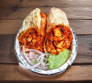 Paneert achari tikka roll