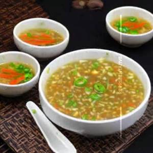 Pork egg drop soup