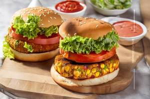Veg Bbq Corn Burger